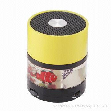NFC Mini Card Liquid Portable Sound Box MP3 Audio Player Bluetooth Speaker, Colorful